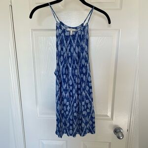 Joie Blue Patterned Women's Top Size large